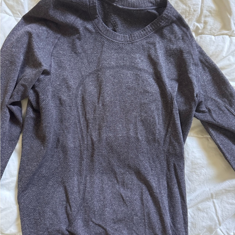 lululemon athletica Gray Long Sleeve Top